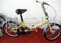 迷你刀型不減震雙折疊自行車 輕巧出行新選擇